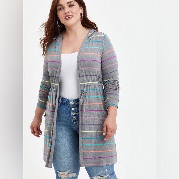 Super Soft Anorak Hooded Cinch Waist - Picture 1 of 8